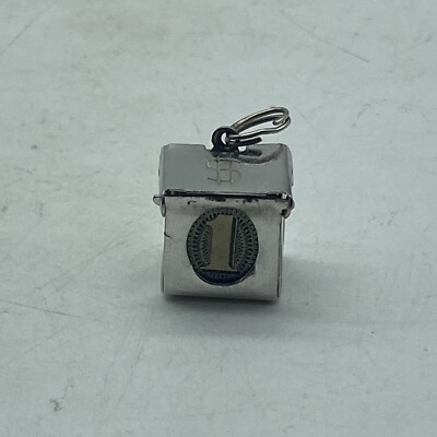 R. L. Griffin Spardose Sterling Silber Charm mit Dollar