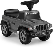 Kids Ride on Push Car, Licensed Jeep Foot-To-Floor Sliding Toddler Toy with Engi