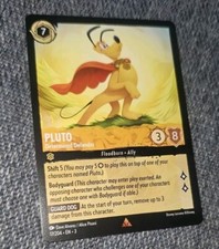 pluto lorcana card Disney Lorcana TCG - Pluto Guard Dog - 186/204 - Uncommon