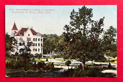 AK FREIBERG 1912 Promenade im König Albert Park  ( 116185