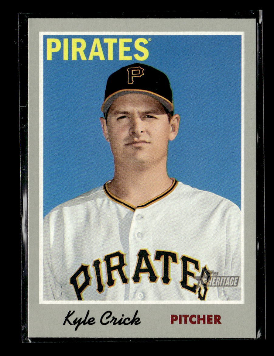 2019 Topps Heritage Kyle Crick Pittsburgh Pirates #110  4 Card Lot