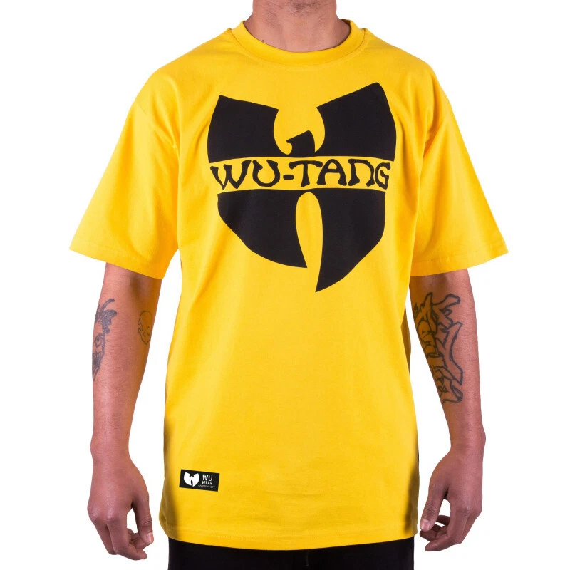 WU WEAR WU TANG CLAN LOGO T-SHIRT YELLOW
