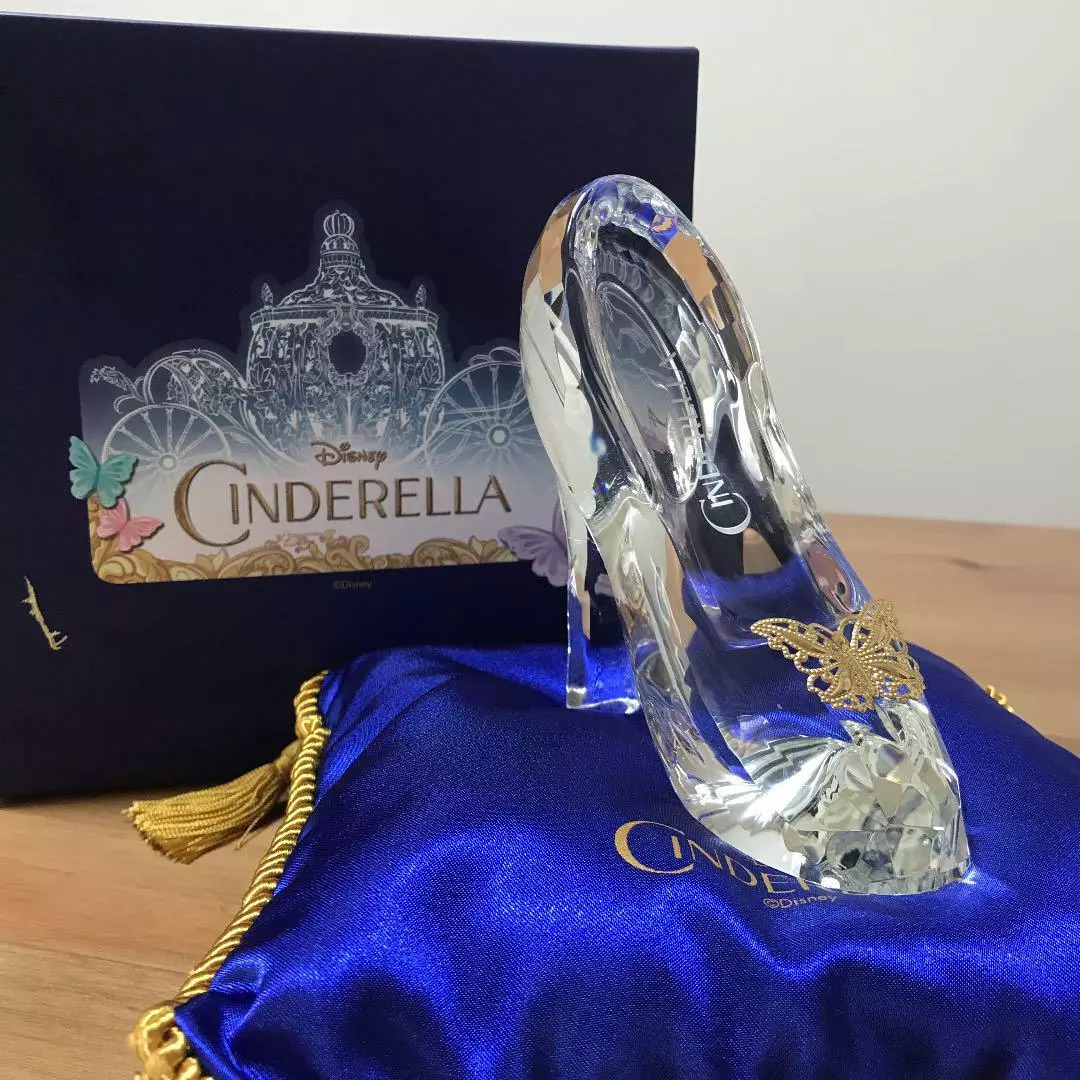 Blue glass best sale slipper