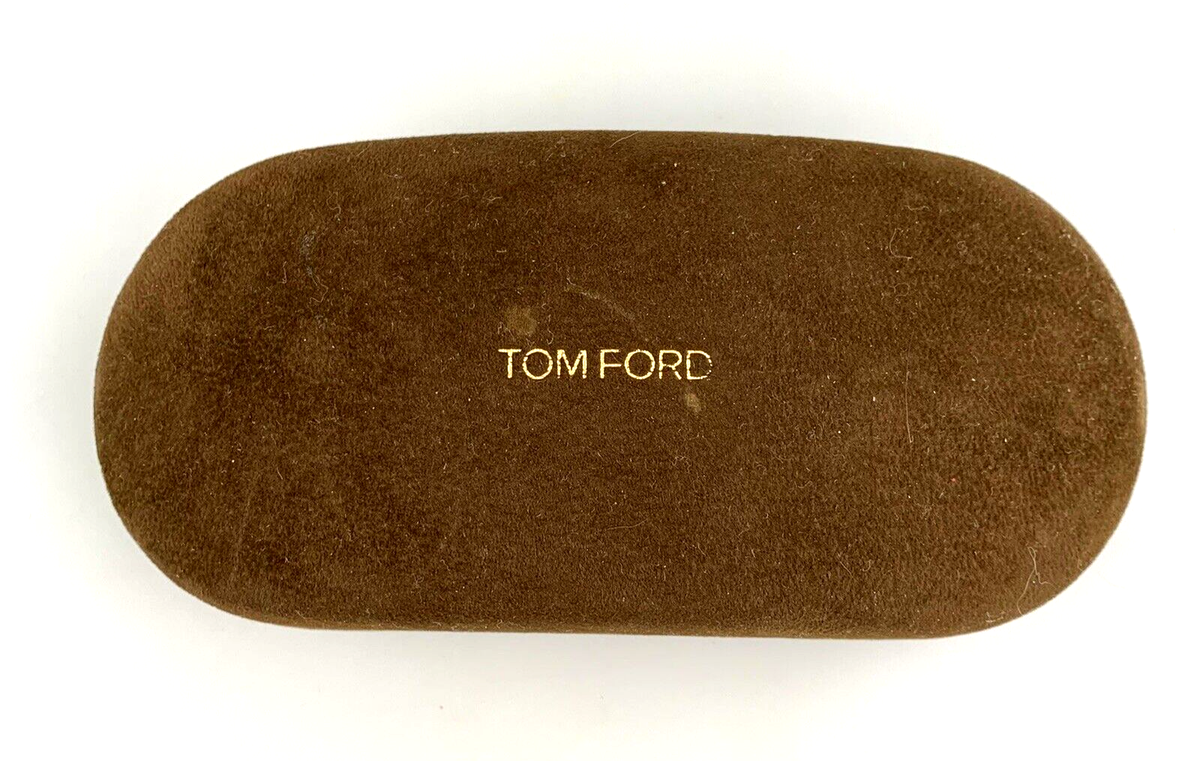 TOM FORD Sunglasses Case Only Clamshell Velvet Brown  display picture 2