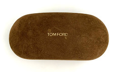 TOM FORD Sunglasses Case Only Clamshell Velvet Brown Hardcase