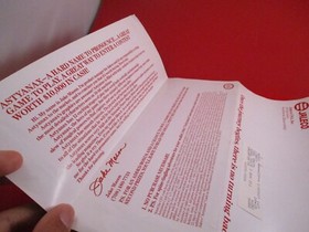 Astyanax Jaleco USA, Inc. Nintendo NES Promocional Concurso Carta por correo *RARO*