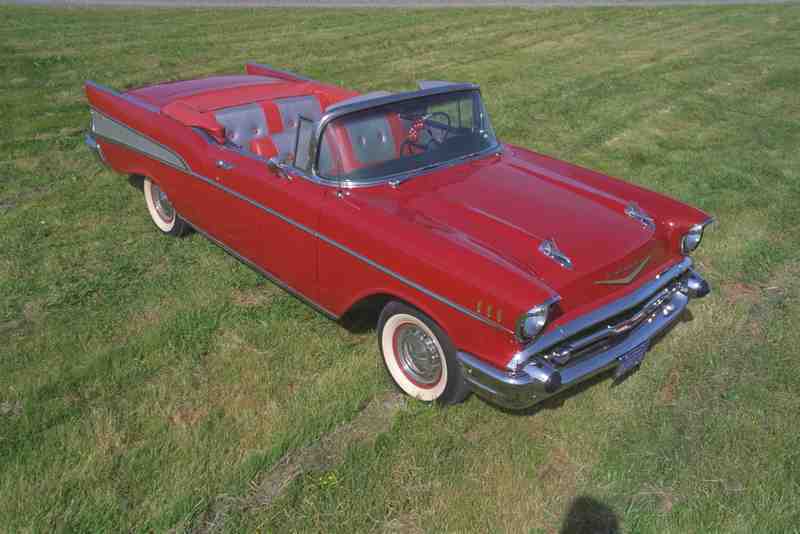 Metal Sign 521005 1957 Chevrolet Bel Air Convertible A4 12X8 Aluminium