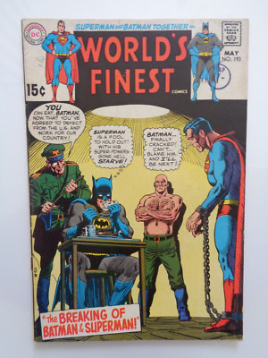 DC COMICS. WORLDS FINEST  #193 MAY  1970- PLEASE READ CONDITION DESCRIPTION .