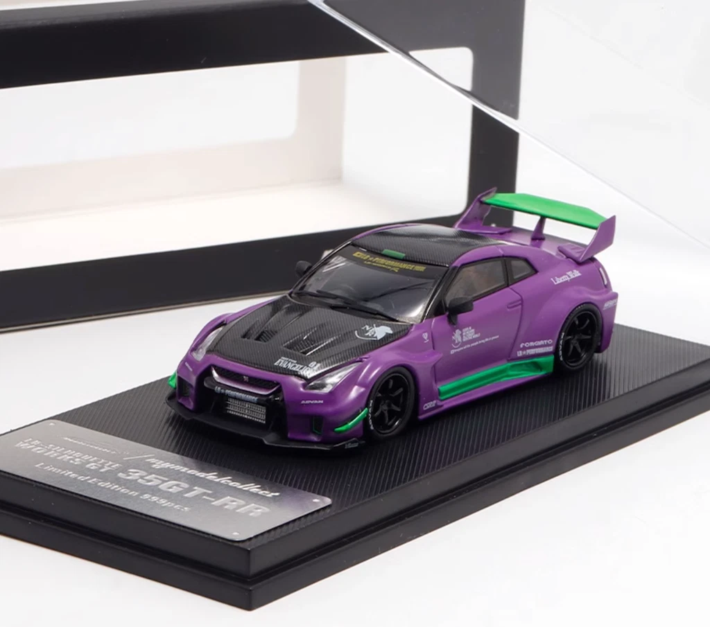 ミニカー BBS GTR35 1/64 MOTORHELIX 1/64 日産 GT-R (R35) 50thアニバーサリー ワンガン