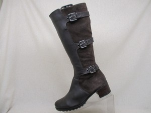 ecco black knee high boots