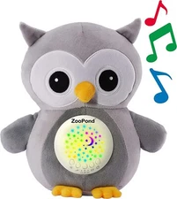 ZooPond Baby Soother, Baby Night Light & Sound Machine, Crib Toys w/ Music Light