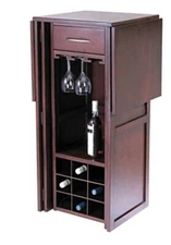 Windsome Bar / Entertainment Wood Cabinet Expandable Brand New