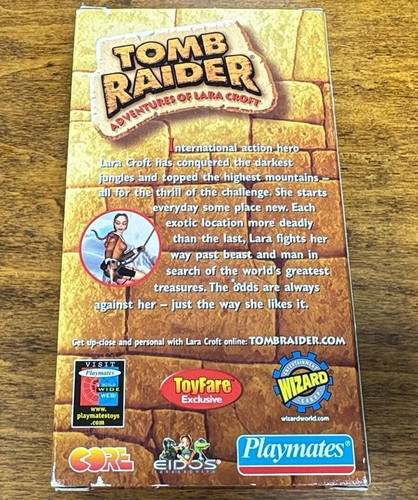 Tomb Raider Lara Croft in Bomber Jacket Figure Playmates Toyfare Exclusive (B174 - Picture 5 of 5