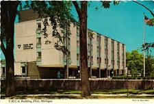 Vintage Postcard 4x6- Y.M.C.A. BUILDING, FLINT, MI.