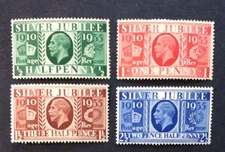 BroadviewStamps Great Britain #226-229 set MH F-VF some gum toning.