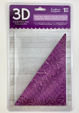 Crafters Companion 3D - JINGLE BELL WREATH - Embossing Folder 5 x7
