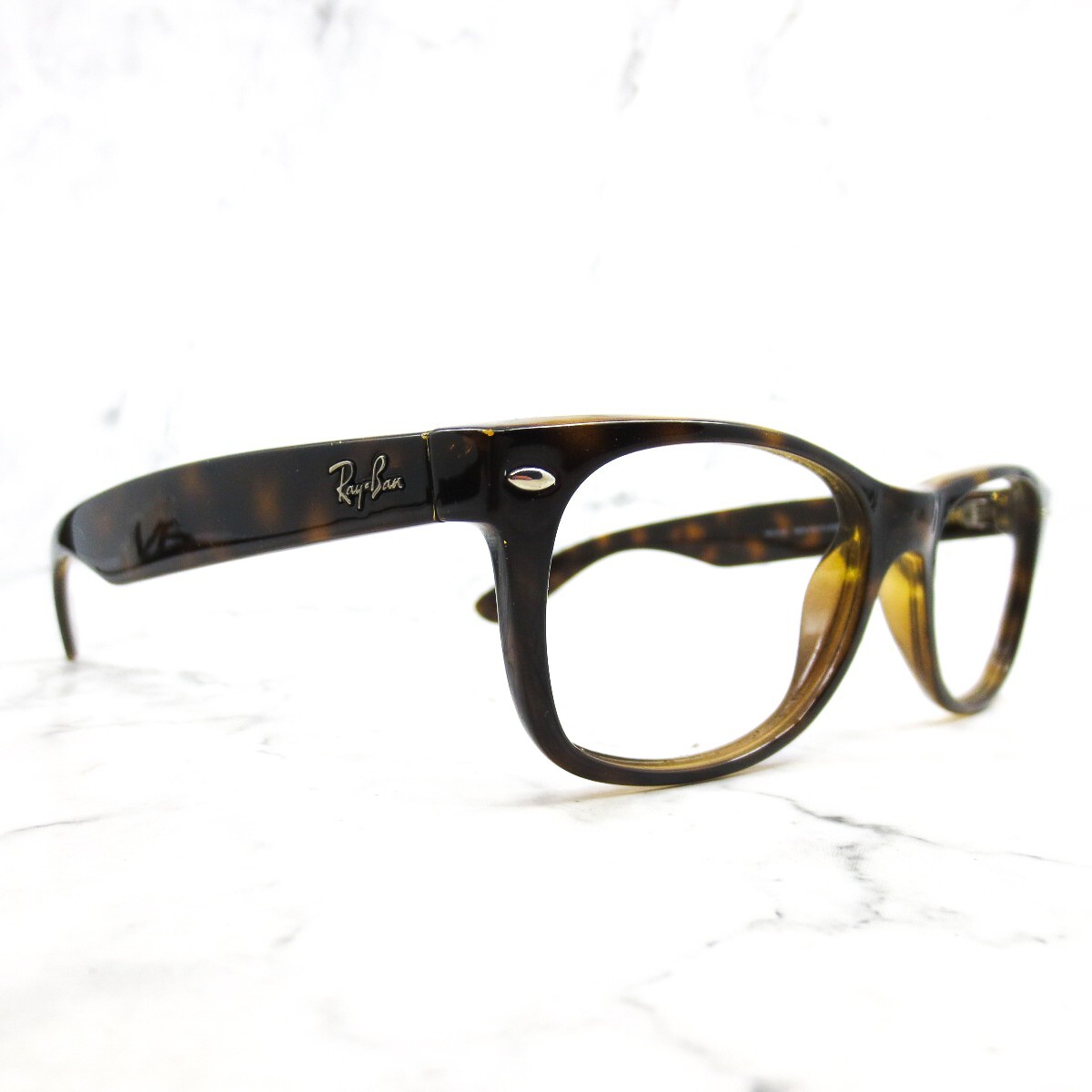 Ray-Ban RB2132 New Wayfarer 710/51 Sunglasses Tortoise Frame 52-18