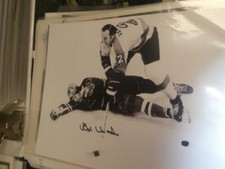  Ed Van Impe Philadelphia Flyers  Signed 8x10 Photo COA 