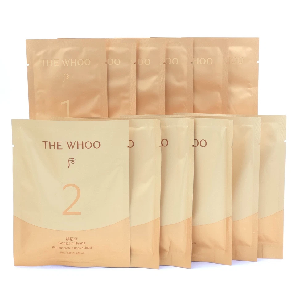 The Whoo Gongjinhyang Firming Shaking Modeling Mask Protein Repair Set K-Beauty - Image 3 of 4
