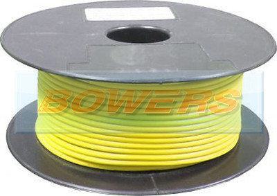 Cable Eléctrico Blanco Mono 100m - 0.5mm, 16/0.20 Hilos, 11A, Para Auto, Barco O Instalaciones
