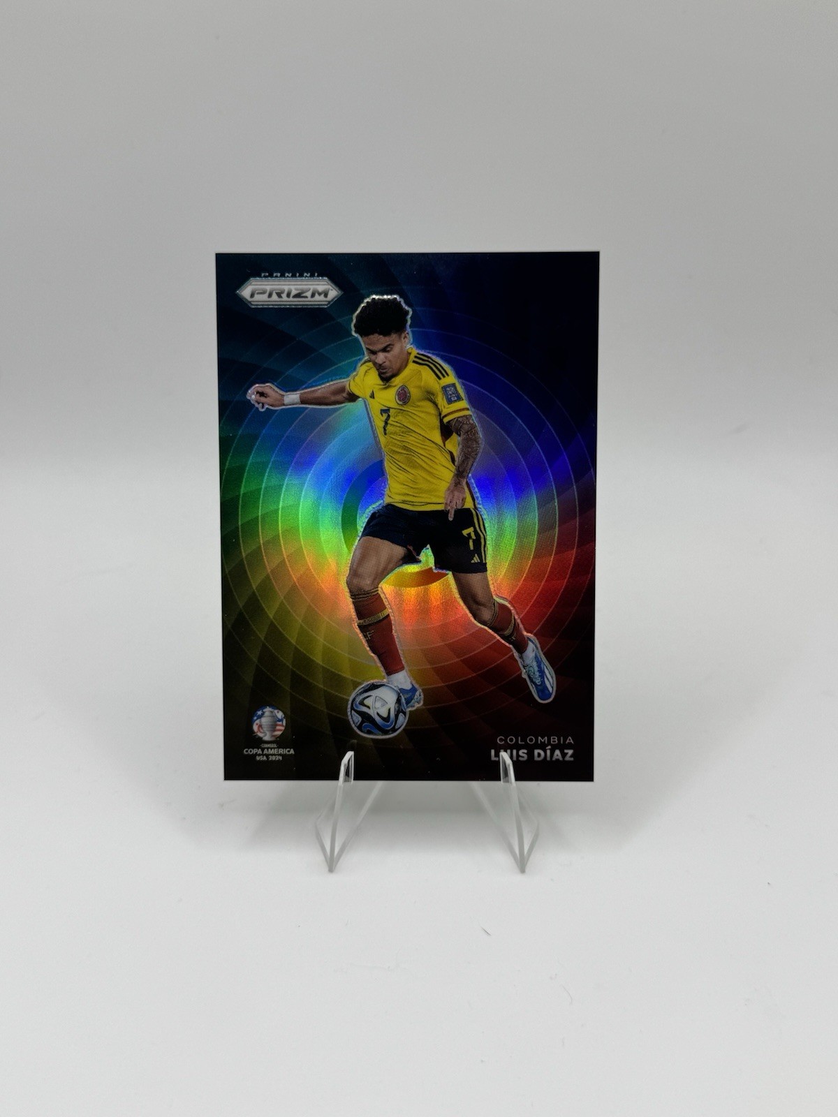 2024 Panini Prizm Conmebol Copa America Color Wheel Luis Diaz #3 Case Hit!