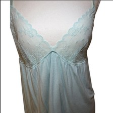 Studio La Perla Mint Lace Camisole Size 3 Medium 100 Viscose Italy Luxury