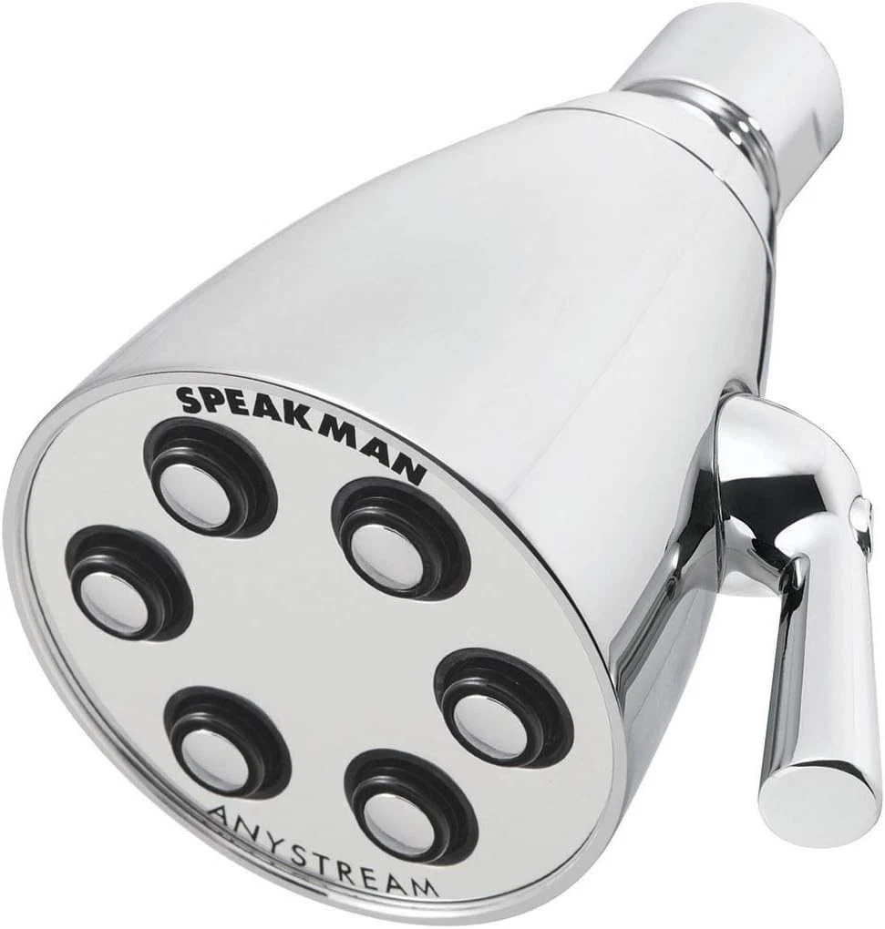 Adjustable High Pressure Shower Head Polished Chrome