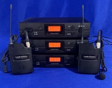 Lot 3 Audio-Technica ATW-R2100a Receivers w/ ...