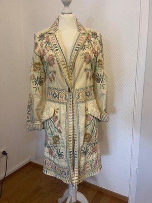 Johnny Was Biya Two Ten Ten Five Long Jacket Mantel - pastell - Größe 38!
