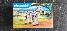 Giocattolo Happy Meal McDonald's Playmobil Zebra Cavallo Safari Wiltopia Nuovo Con Scatola
