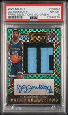 2023-24 Panini Select GG Jackson II RPA Green JERSEY # 4/5 PSA 8 NON HIGHER