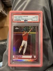 2019 Topps Chrome Refractor #200 Mike Trout Jumping PSA 10 Gem Mint Angels