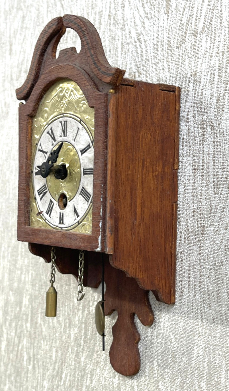 Antique German Novelty Wall Clock Working