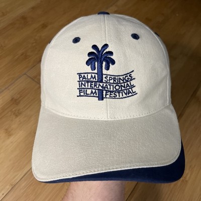 Palm Springs International Film Festival 25th Rare Beige Cream Blue Strap Hat