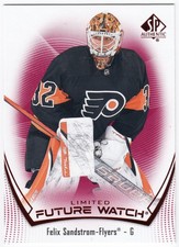 2021-22 Upper Deck SP Authentic Future Watch Limited Red FELIX SANDSTROM #192 RC