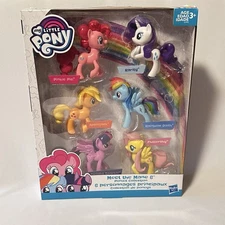 My Little Pony Meet the Mane 6 Ponies Collection Set New-Sealed MLP