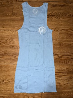 Chrome Hearts Baby Blue Rib Tank Blue Size XL | eBay