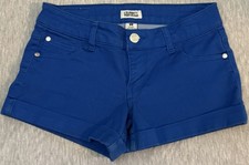 Womens Super Cute Royal Blue Cuffed 5 Pocket ...