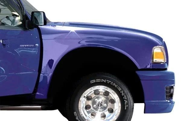 For Ford Ranger 98-08 Off Road Bulge Style Fiberglass Front Fenders Unpainted - Изображение 2 из 4