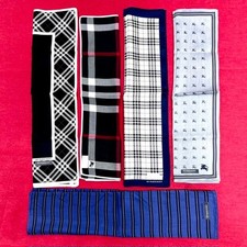  4 New Burberrys Handkerchief Men/Women 18" To 20"  Multi-Color  Select1 