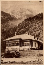 Busteni Cabana din Valea Cerbului Romania vintage postcard k241