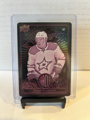 2024-25 UD Extended Pink Oracles Rookie #O-49 Logan Stankoven - Dallas Stars.