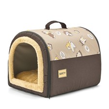 2 In 1 Dog House Pet Bed Small Dogs Cats Indoor Comfortable Cozy Design