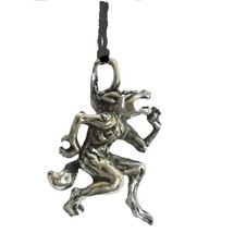 COLLAR COLGANTE AMULETO HOMBRE LOBO LICANO PELTRE Lobo Mito Película de Terror Bestia Dije