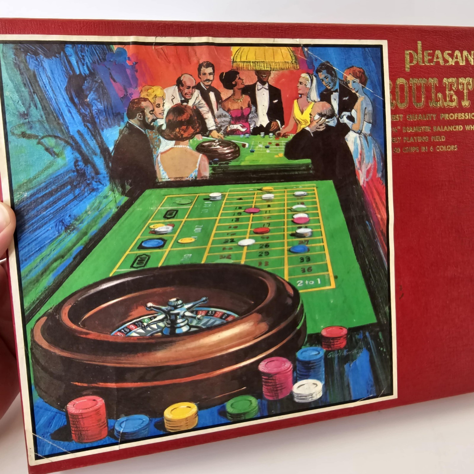 Vintage Pleasantime Roulette Set By Pacific Game Co. Complete Free Shipping