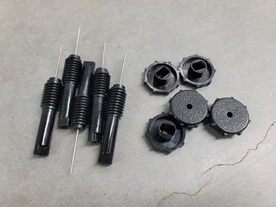 Lot Of 5 Irritrol 205 Valve Flow Shafts 100230 And Flow Control Knobs 100227-H