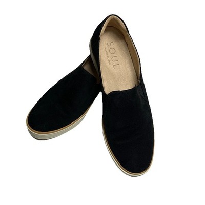 Soul Naturalizer Kemper 2 Black Faux Suede Fabric Upper Slip-on Sneaker sz 9M