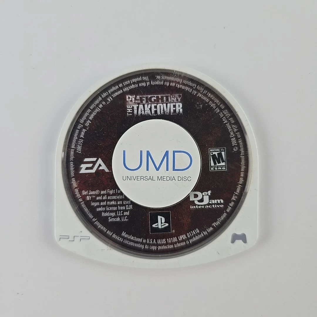 Jeu PSP DEF JAM: FIGHT FOR NY - Édition Collector, UMD Rétro, Très Bon état