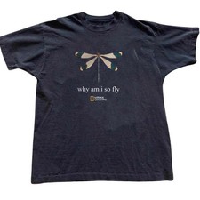 National Geographic navy blue dragonfly t-shirt graphictee gildan unisex