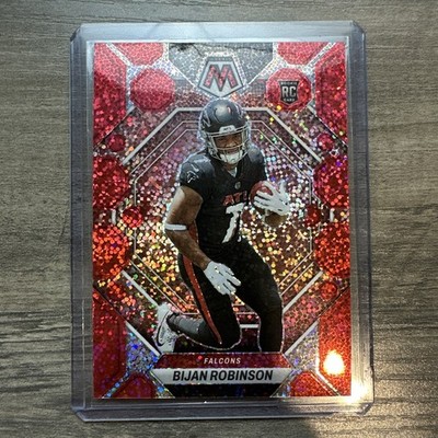 2023 Panini Mosaic - Rookies Bijan Robinson #284 Red Sparkle Prizm